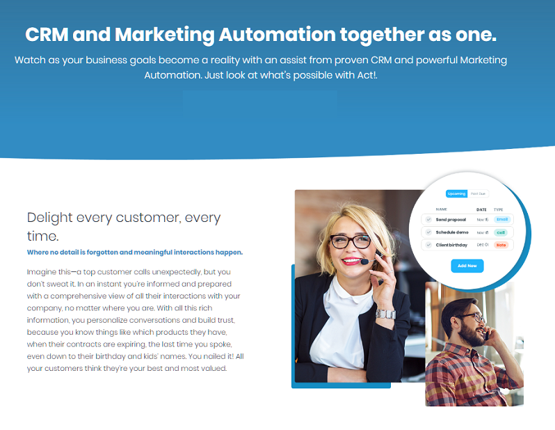 Act! and marketing automation together